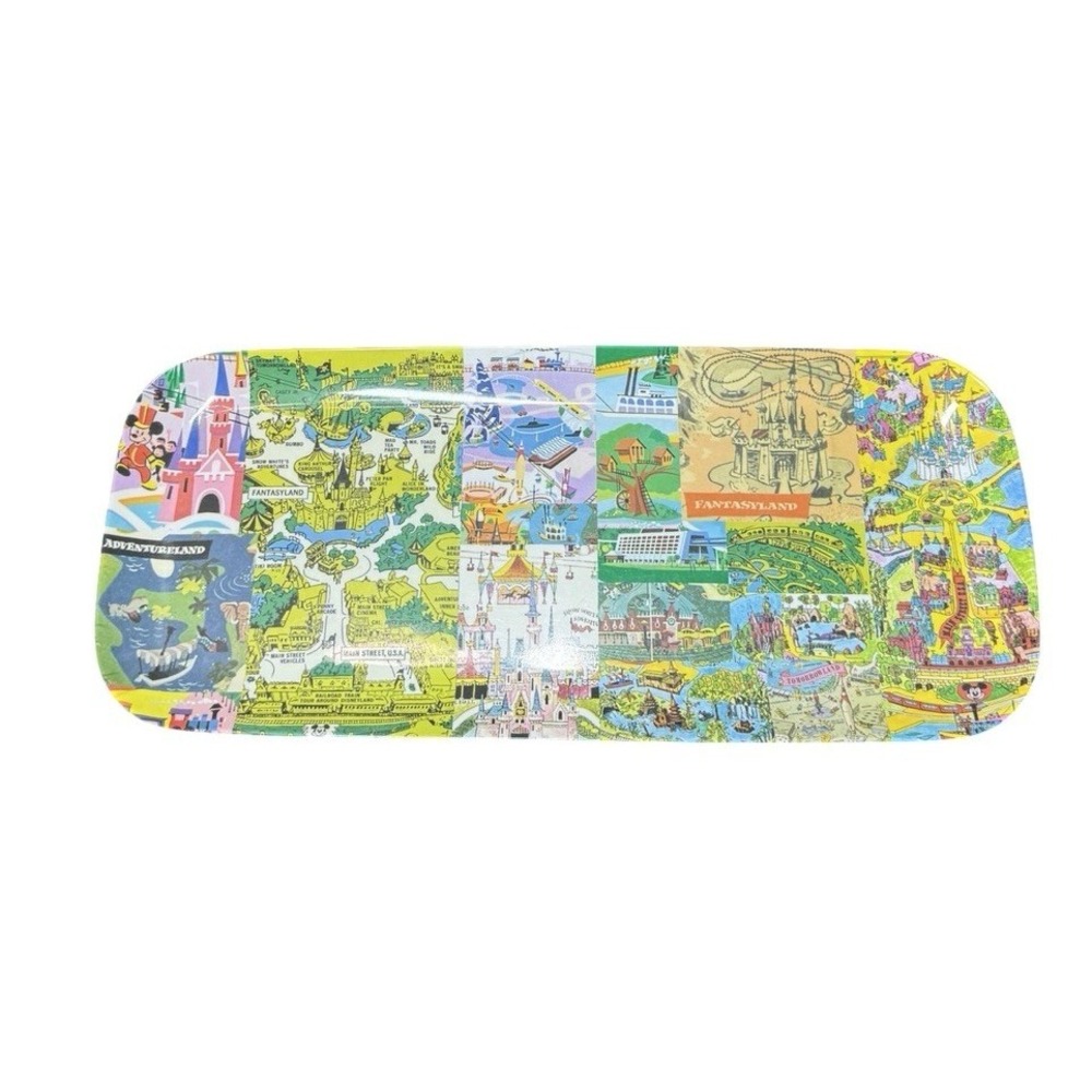 Disney Parks Walt Disney‎ World "The Magic Kingdom" Maps Platter Plate